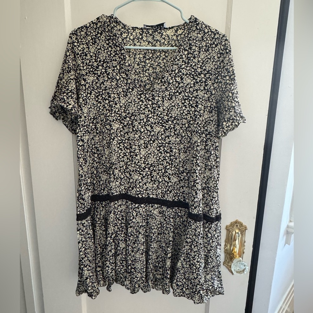 Sandro Printed Dress